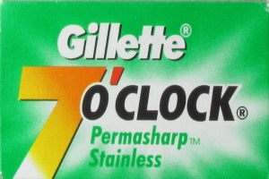 Gillette 7 O'Clock Permasharp Super Stainless Double Edge Razor Blades