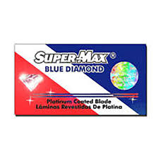 Super-Max Blue Diamond Platinum Double Edge Razor Blades